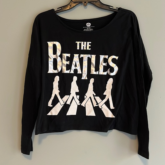 The Beatles Abbey Road Cropped Sweatshirt - Picture 1 of 4